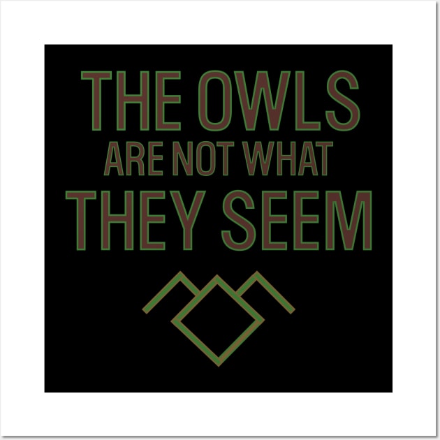 The Owls Are Not What They Seem Wall Art by Arnsugr